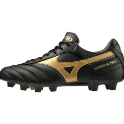 Mizuno Morelia II Pro voetbalschoenen black gold dark shadow< Voetbalschoenen