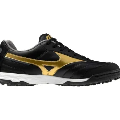 Voetbalschoenen-Mizuno Morelia Sala Classic TF voetbalschoenen black gold dark shadow