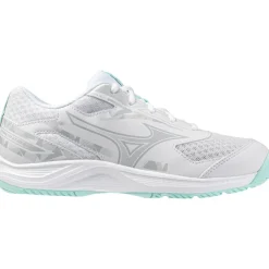 Mizuno Stealth Star 3 indoorschoenen junior white blue tint< Indoorschoenen