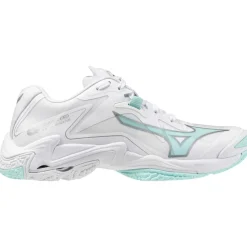 Indoorschoenen-Mizuno Wave Lightning Z8 indoorschoenen dames white blue tint