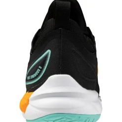 Indoorschoenen-Mizuno Wave Luminous 3 indoorschoenen heren black tangelo icegreen