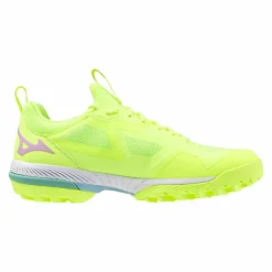 Hockeyschoenen-Mizuno Wave Panthera 2 hockeyschoenen neo lime black splish splash