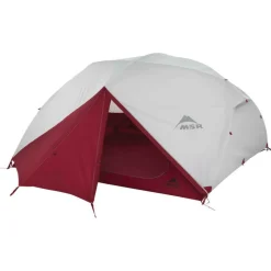 4-Persoons Tent|Tunneltenten-MSR Elixir 4 V2 lichtgewicht koepeltent red