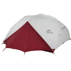4-Persoons Tent|Tunneltenten-MSR Elixir 4 V2 lichtgewicht koepeltent red