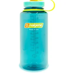 Drinkflessen-Nalgene Wide Mouth Sustain drinkfles 1 liter cerulean