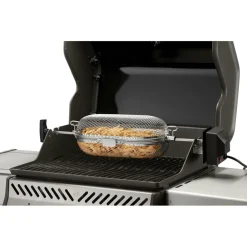 Napoleon RVS mand voor draaispit< Accessoires