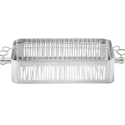 Accessoires-Napoleon Verstelbare RVS mand voor draaispit