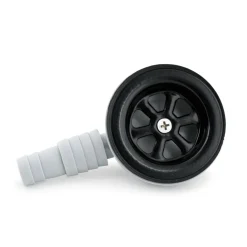 Tankdoorvoeren & Afvoerpluggen-Navy Load  haakse afvoerplug 20 - 25 mm zwart