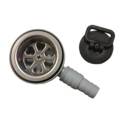 Navy Load  haakse afvoerplug 20 - 25 mm grijs< Tankdoorvoeren & Afvoerpluggen