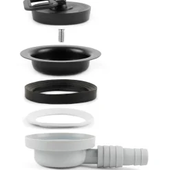 Navy Load  haakse afvoerplug 20 - 25 mm grijs< Tankdoorvoeren & Afvoerpluggen