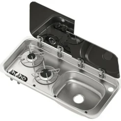 Navy Load  2-pits kook-spoelcombinatie rechts< Kooktoestellen Inbouw