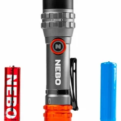 Nebo 450L Flex oplaadbare zaklamp grijs< Verlichting|Zaklampen