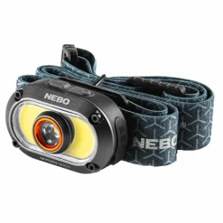 Verlichting|Hoofdlampen-Nebo Mycro 500+ oplaadbare hoofdlamp grijs