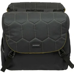 Fietstassen-New Looxs  Mondi Joy Double fietstas 38 liter quilted black