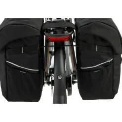 Fietstassen-New Looxs  Vigo Double fietstas 40 liter black green