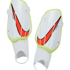 Nike Charge scheenbeschermers white volt bright crimson< Scheenbeschermers Voetbal