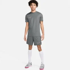 Voetbalkleding-Nike Dri-FIT Academy voetbalbroekje heren iron grey  zwart sunset pulse