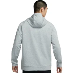 Nike Dri-FIT hoodie heren dark grey heather black< Sport Trui