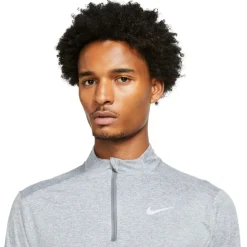 Nike Element Dri-FIT hardloopshirt heren smoke grey grey fog reflective silver< Hardloopkleding
