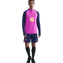 Nike FC Barcelona Strike trainingsshirt heren purple vivid purple midwest gold< Voetbalkleding