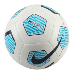 Voetbal Kopen-Nike Mercurial Fade voetbal white blue fury blackened  blue