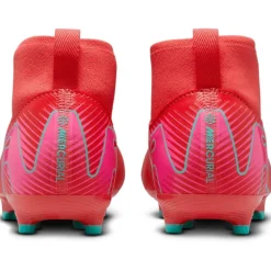 Voetbalschoenen-Nike Mercurial Superfly 10 Academy FG AG voetbalschoenen junior ember glow aurora green
