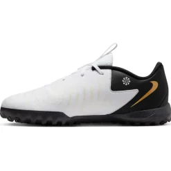 Voetbalschoenen-Nike Phantom GX II Academy voetbalschoenen junior white metallic gold coin black