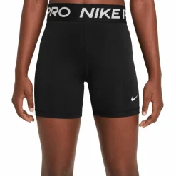 Nike Pro Big Kids' short junior black white< Sportbroek