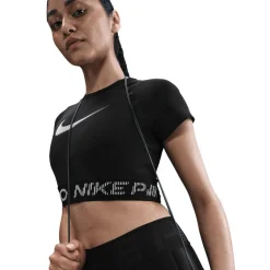 Sportshirt-Nike Pro SS shirt dames black white white