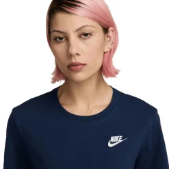 Sportshirt-Nike Sportswear Club Essentials shirt dames midnight navy