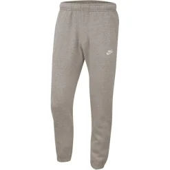 Broeken-Nike Sportswear Club Fleece joggingbroek heren dark  greyheather matte silver white