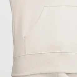 Nike Sportswear Phoenix Fleece Logo hoodie dames light  orewood brown white armor< Truien & Vesten