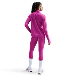 Nike Swoosh hardloopshirt dames hot fuchsia light wild mango< Hardloopkleding
