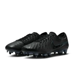 Nike Tiempo Legend 10 Elite SG voetbalschoenen heren black deep jungle< Voetbalschoenen