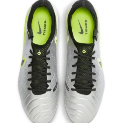 Voetbalschoenen-Nike Tiempo Legend 10 Elite FG voetbalschoenen heren metallic silcer volt black