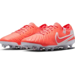 Nike Tiempo Legend 10 Elite FG voetbalschoenen hot lava white< Voetbalschoenen
