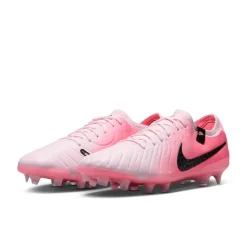 Nike Tiempo Legend 10 Elite FG voetbalschoenen pink foam zwart< Voetbalschoenen