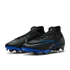Nike Zoom Mercurial Superfly 9 Elite FG voetbalschoenen heren black hyper royal chrome< Voetbalschoenen