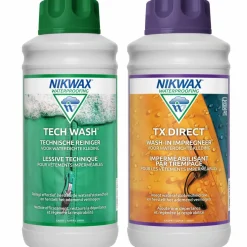 Nikwax Tech Wash wasmiddel & TX-Direct impregneermiddel  1 liter< Onderhoud Kleding