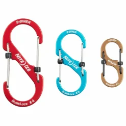 Nite Ize  S-Biner Slidelock karabijnhaken 3-pack< Overige Accessoires