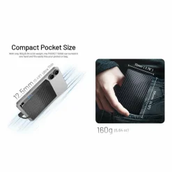 Accu's & Batterijen-Nitecore Pocket 10000 powerbank black