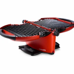 NomadiQ 3.0 draagbare gasbarbecue terra red< Gas Bbq & Buitenkeukens