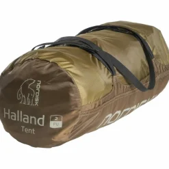 Nordisk Halland 2 PU 2.0 lichtgewicht tunneltent dark  olive< 2-Persoons Tent|Tunneltenten