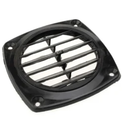 Ventilatie-Nuova Rade  ventilatierooster 82 x 82 mm zwart