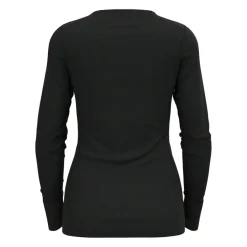 Thermokleding|Wintersport-ODLO Natural Merino 200 LS thermoshirt dames black