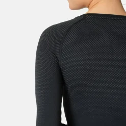 Thermokleding|Wintersport-ODLO Performance Light Eco thermoshirt dames black