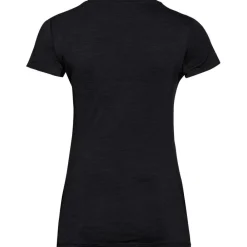 Thermokleding|Wintersport-ODLO Performance Wool Light SS thermoshirt dames black