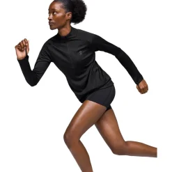 On Climate hardloopshirt dames black< Hardloopkleding