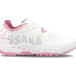 Osaka Ido MK1 hockeyschoenen heren white begonia pink< Hockeyschoenen