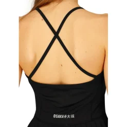 Osaka Pleated Tech tennisjurk dames black< Tenniskleding
